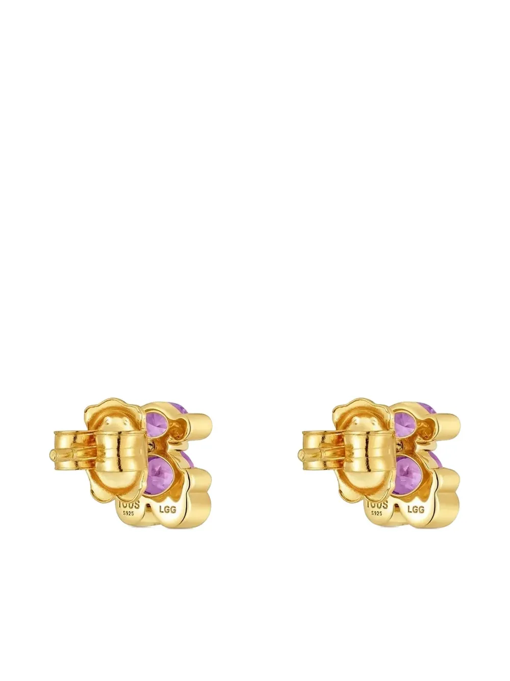Tous Bear Lgg Stud Earrings In Gold