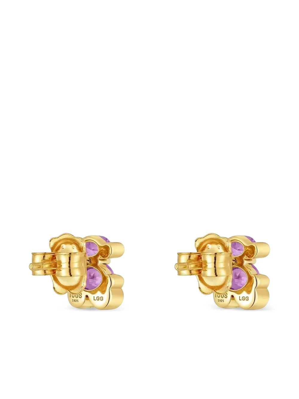 TOUS Aretes Bear LGG Dorado FARFETCH CO