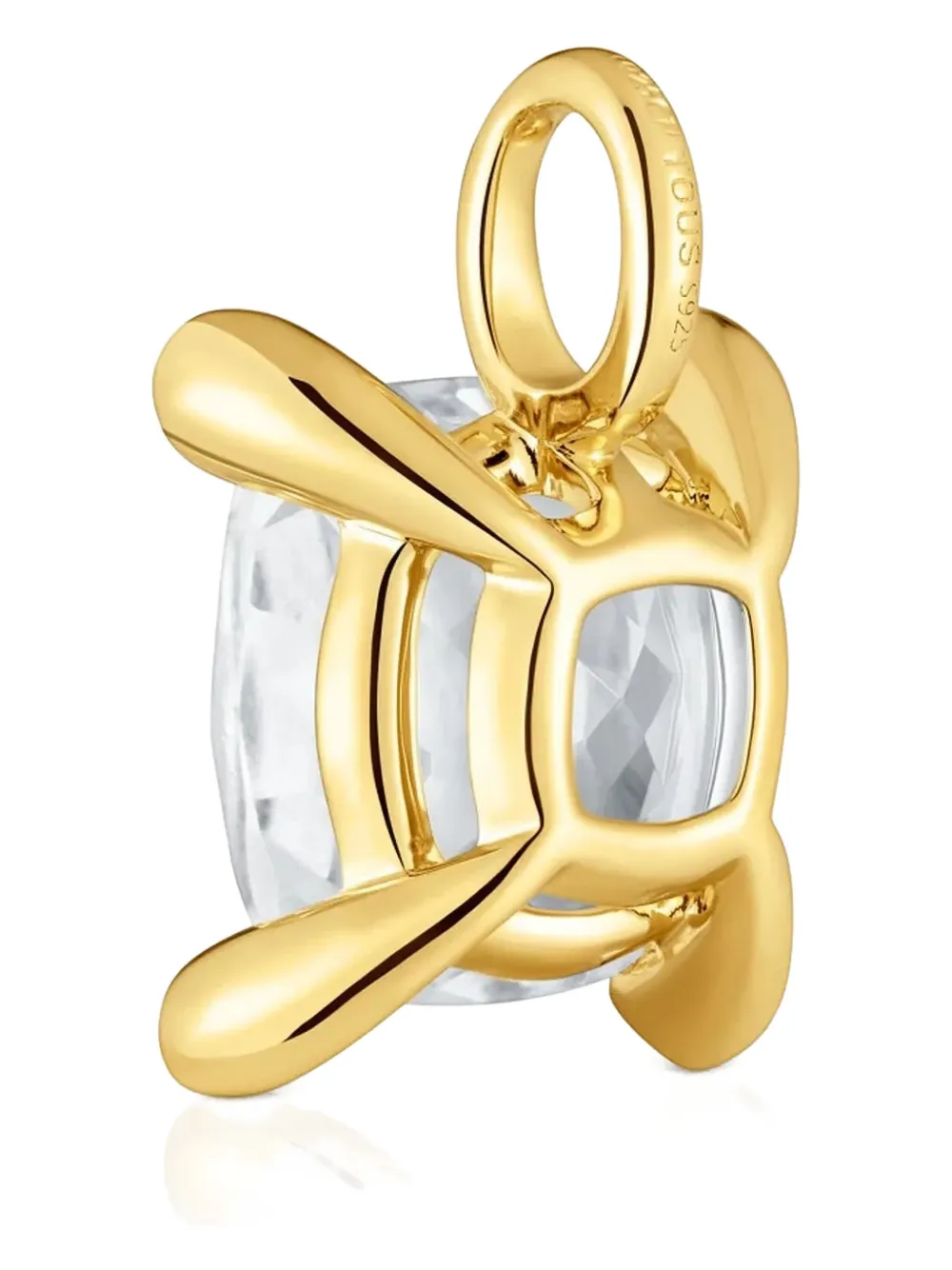 Tous Small Crystal Pendant In Gold