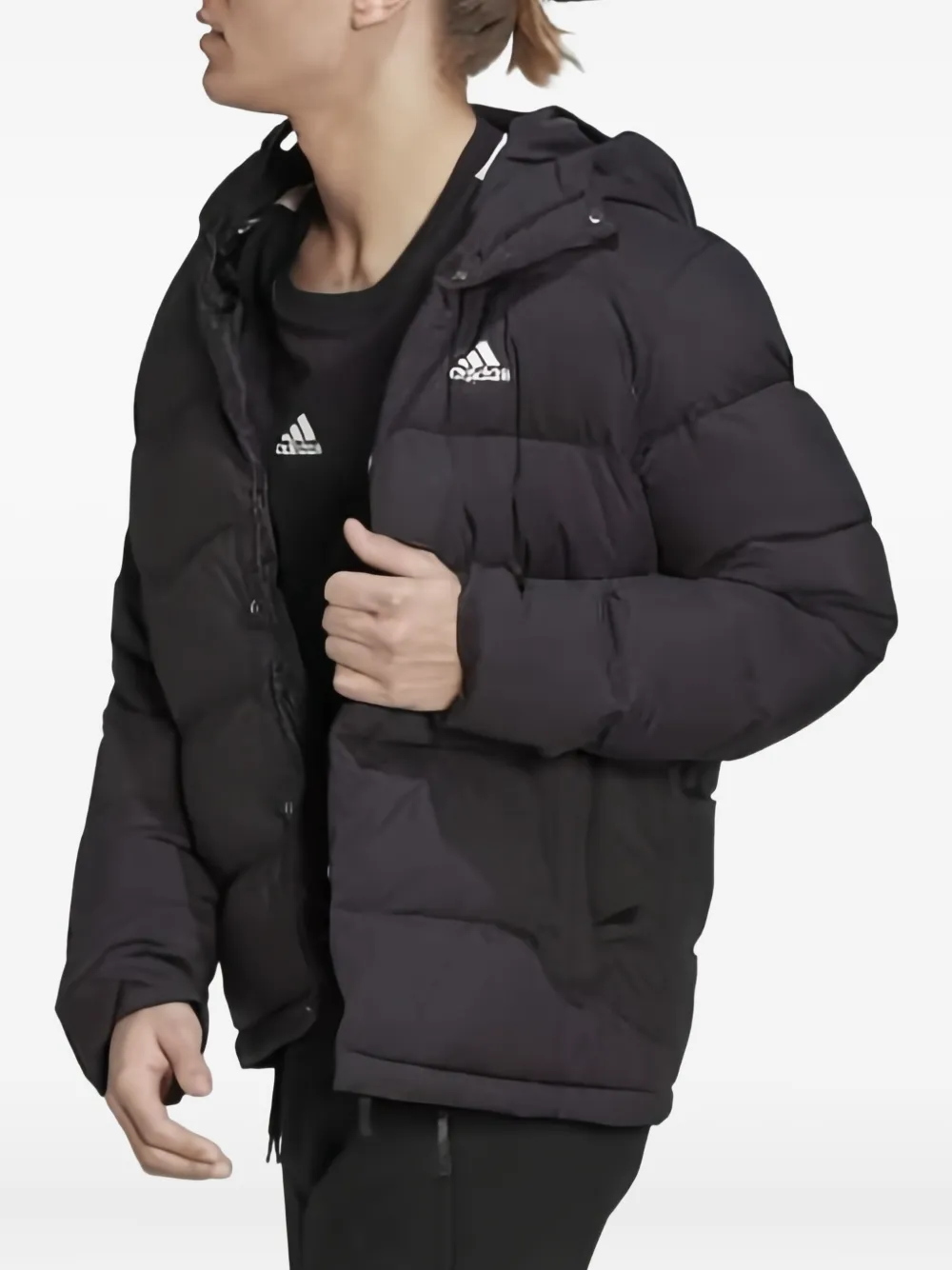 adidas Effen jack met capuchon Zwart