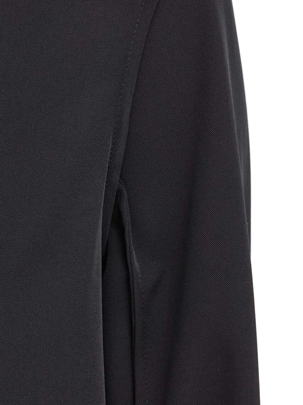 Tiger of Sweden Asymmetrische jurk met overslag en lange mouwen 50 BLACK