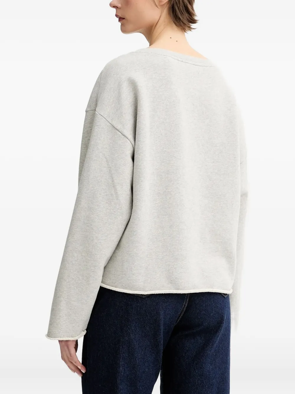 The Kooples Graphic-print Sweatshirt In Gray