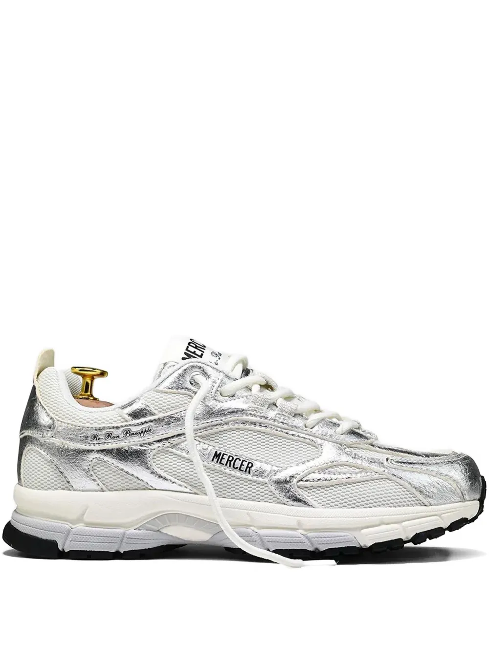 The Mercer Brand leather running sneakers | White | Image 1