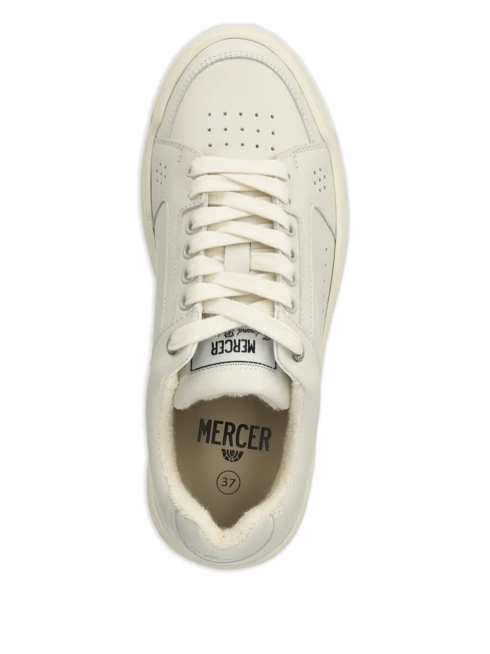 The Mercer Brand padded leather sneakers White