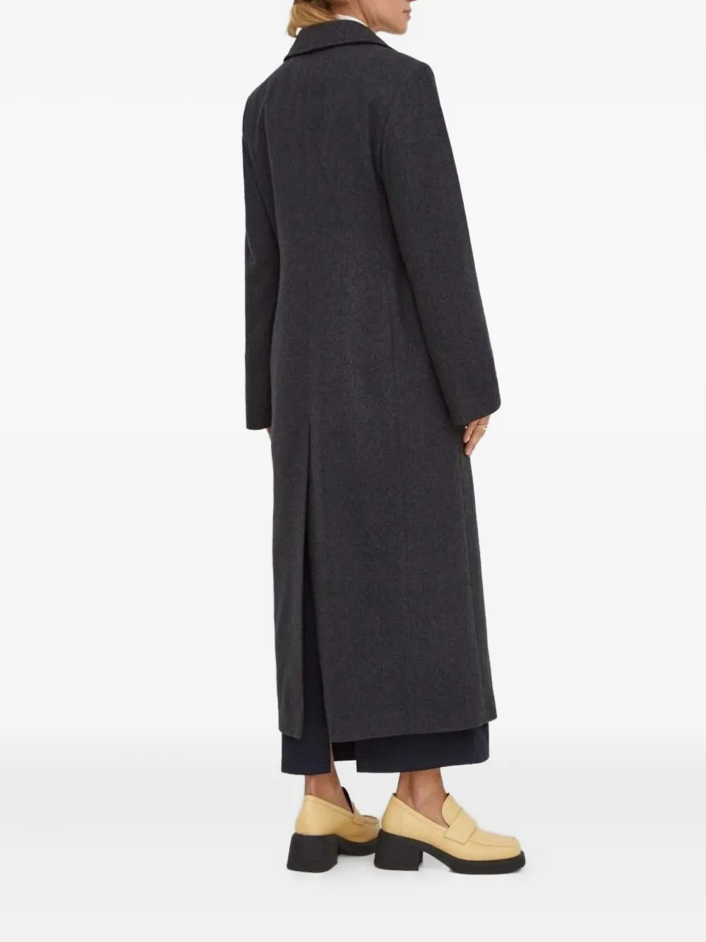 Tiger Of Sweden Double-breasted Wool Coat In Gray