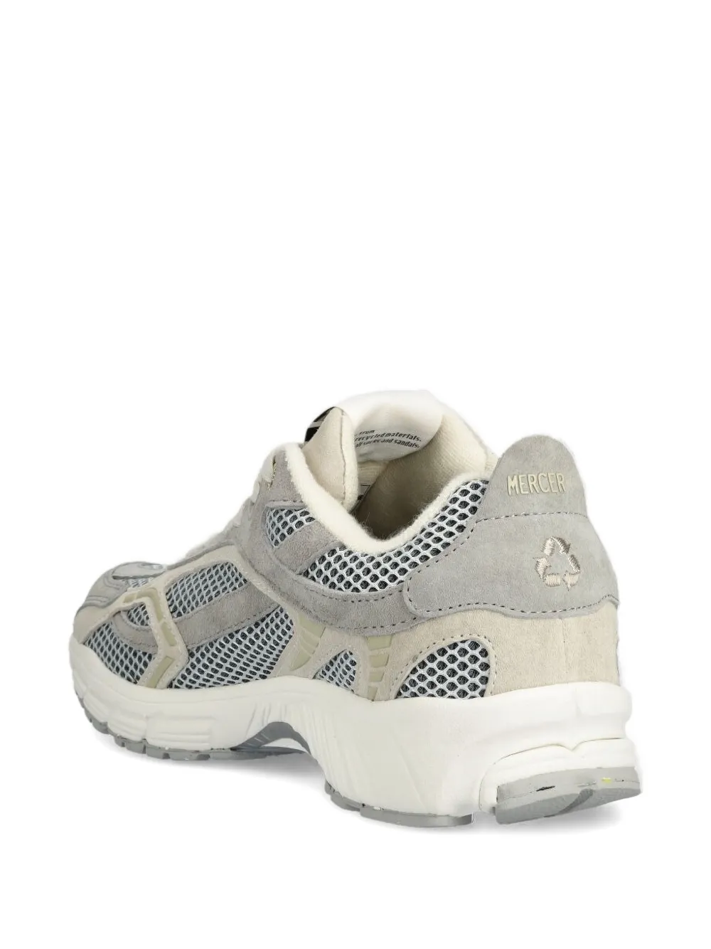 The Mercer Brand The Re-run Panelled Sneakers In Gray