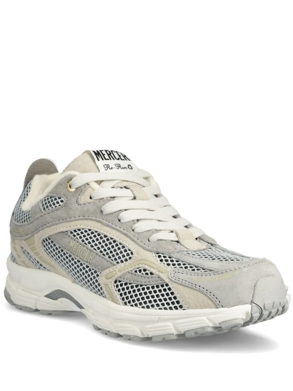 The Mercer Brand The Re-run Panelled Sneakers In Gray