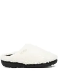 SUBU faux-fur slip-on slippers - White