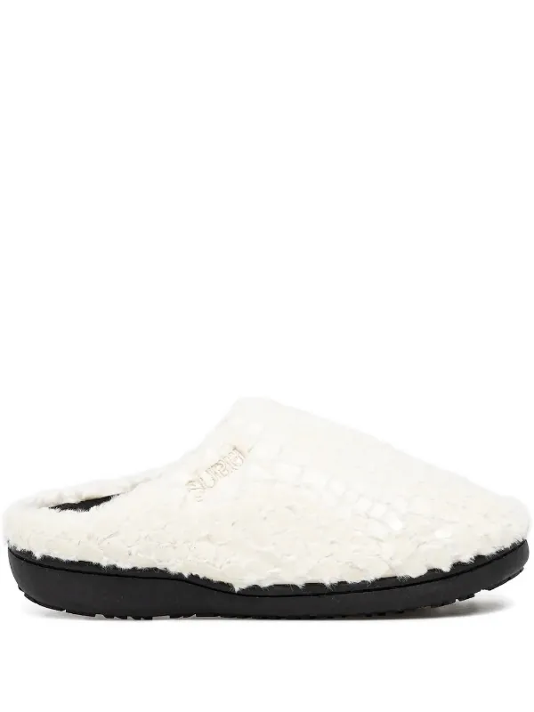 SUBU エコファースリッポン | ホワイト | FARFETCH JP