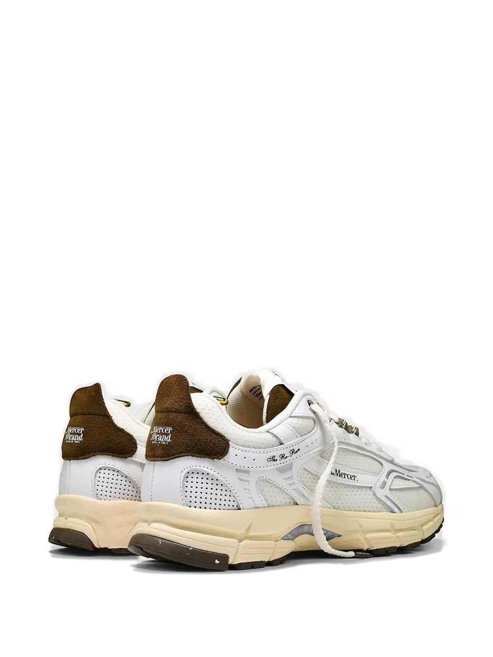 The Mercer Brand The Re-run Pineapple 2.0 Sneakers In White