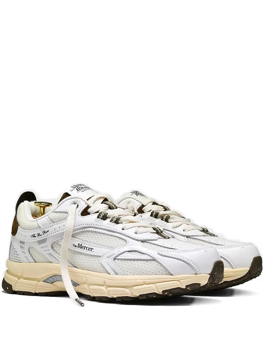 The Mercer Brand The Re-run Pineapple 2.0 Sneakers In White