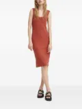 Tiger of Sweden scoop-neck midi dress - Orange