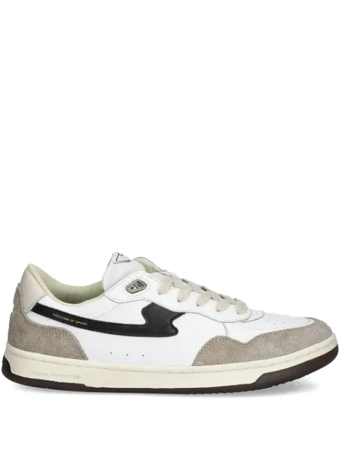 Stepney Workers Club suede-panelled low-top sneakers