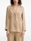 SIMONA CORSELLINI belted jacket - Brown