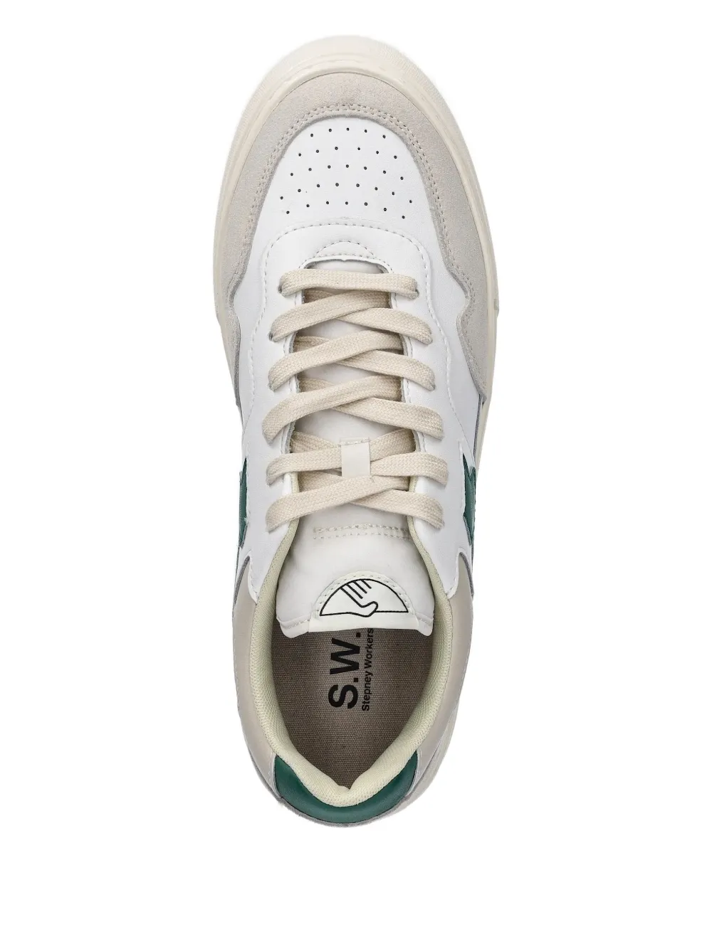 Stepney Workers Club baskets Pearl S-Strike en daim | Baskets basses | Image 2