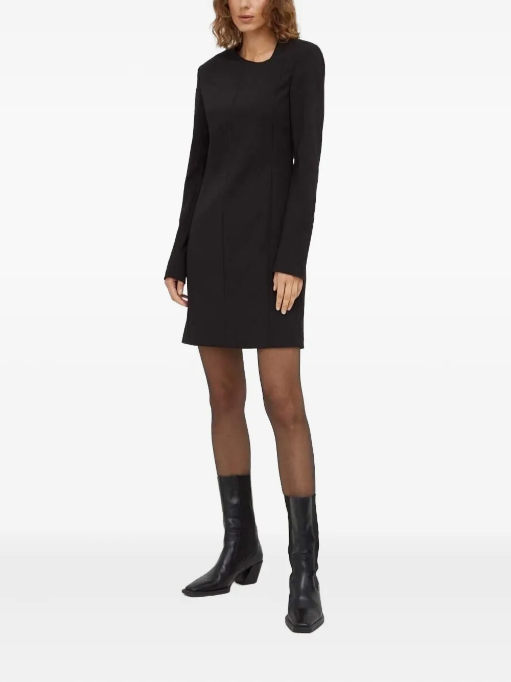 Tiger of Sweden long-sleeve panelled mini day dress | Black | Image 1