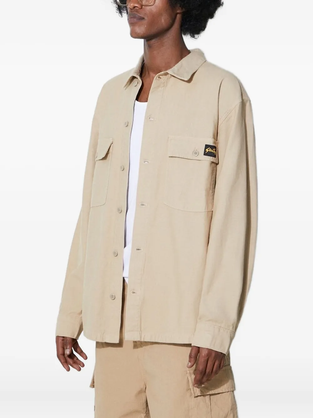 stan ray cotton shirt | Brown | Image 1