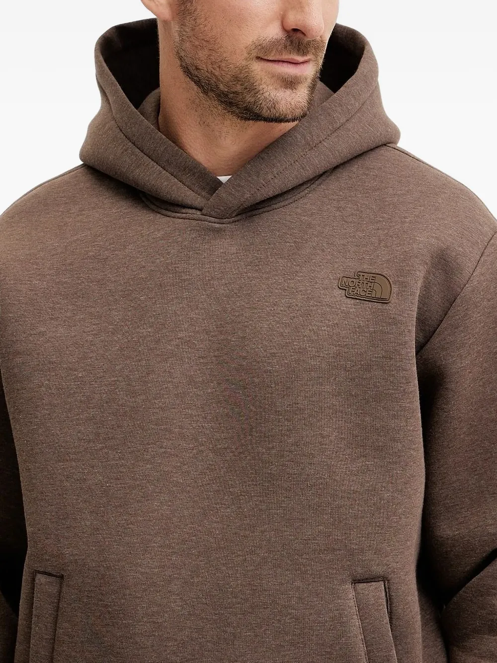 The North Face logo-patch hoodie Bruin