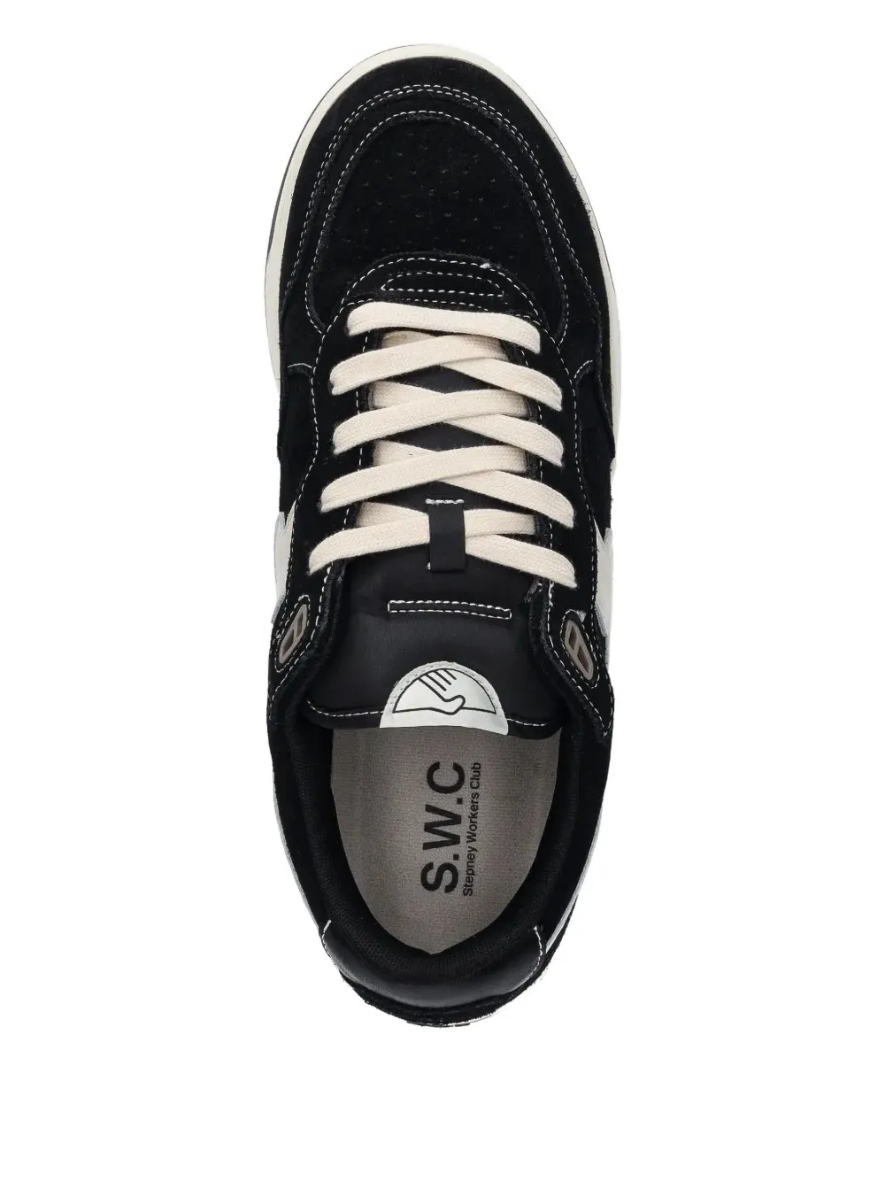 Stepney Workers Club Pro Cup S-strike 01 Suede Sneaker In Black