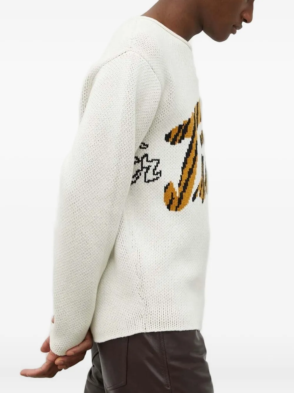 Tiger of Sweden Trui met logo - Beige