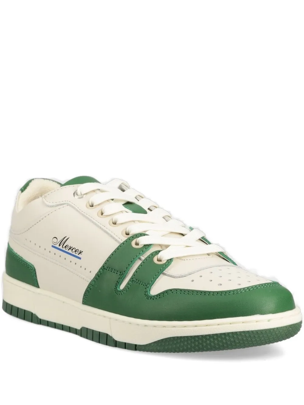 The Mercer Brand leather panelled sneakers | Neutrals | Image 1