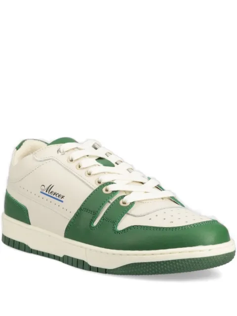 The Mercer Brand leather panelled sneakers 