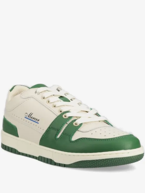 The Mercer Brand baskets en cuir à empiècements