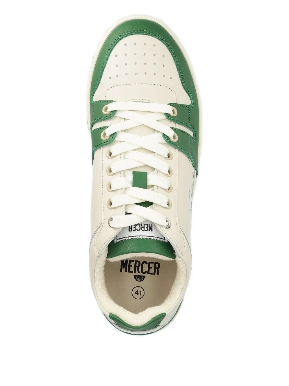 The Mercer Brand leather panelled sneakers | Low-Tops | Image 2