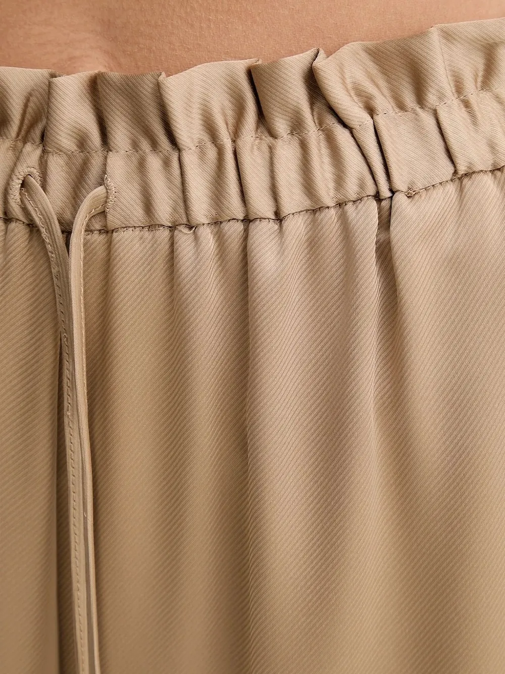 SIMONA CORSELLINI Broek met elastische taille Bruin