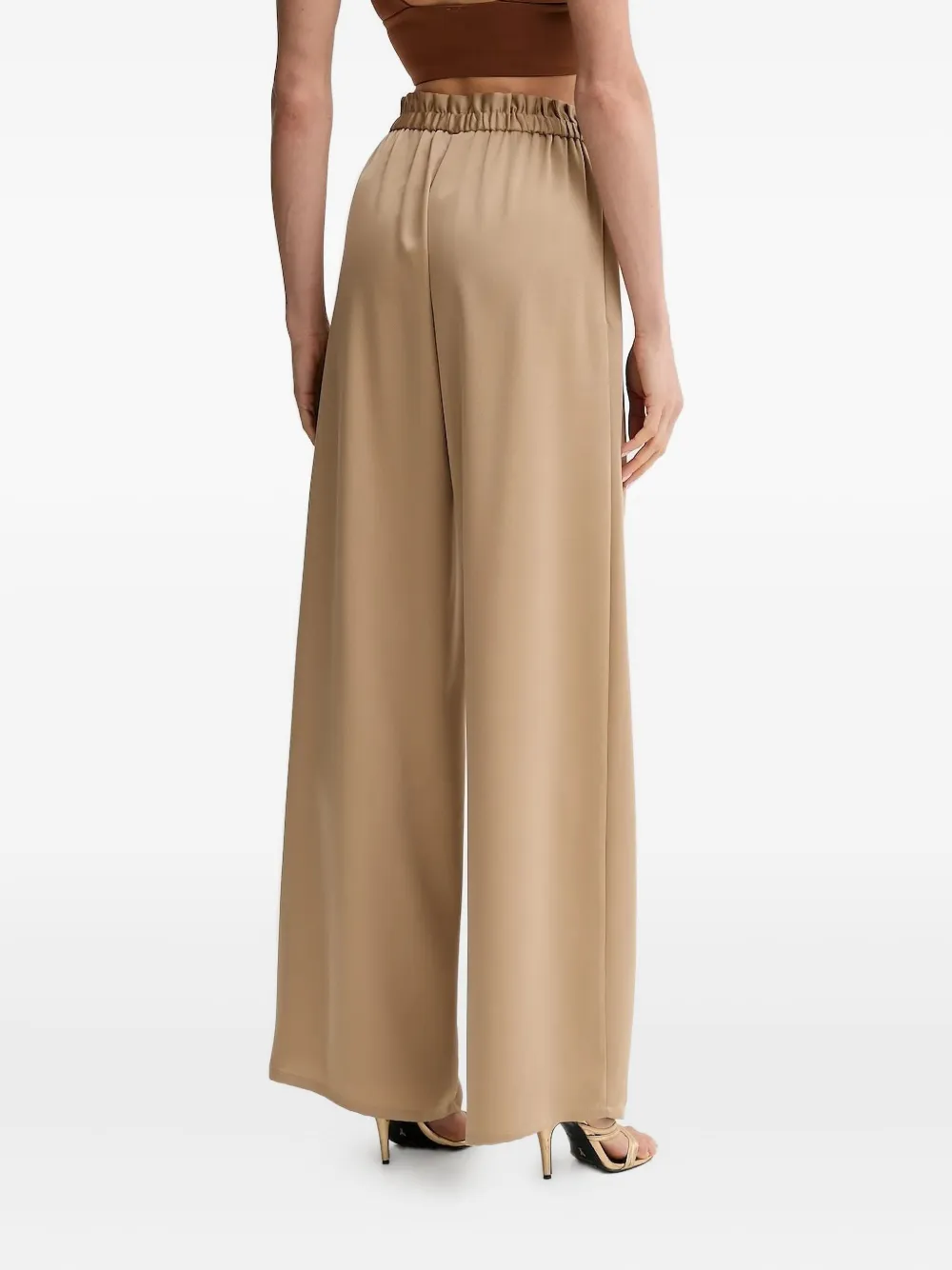 SIMONA CORSELLINI Broek met elastische taille - Bruin