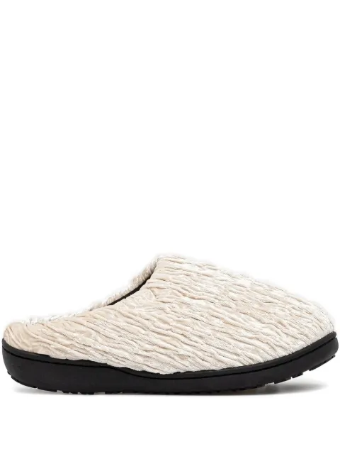 SUBU textured velvet mules