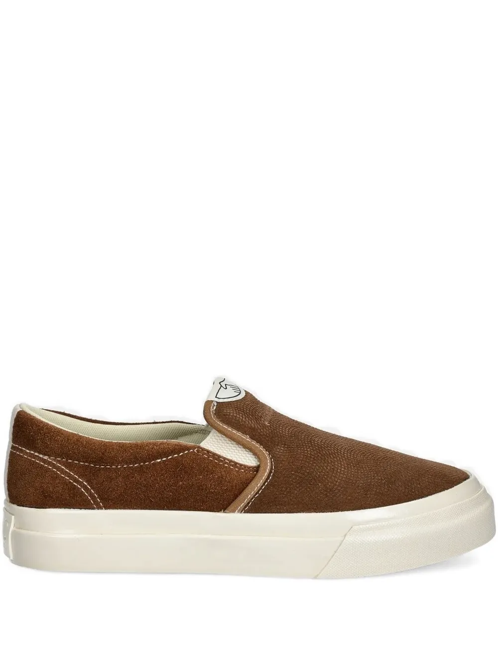 Stepney Workers Club suede slip-on sneakers - Marrone