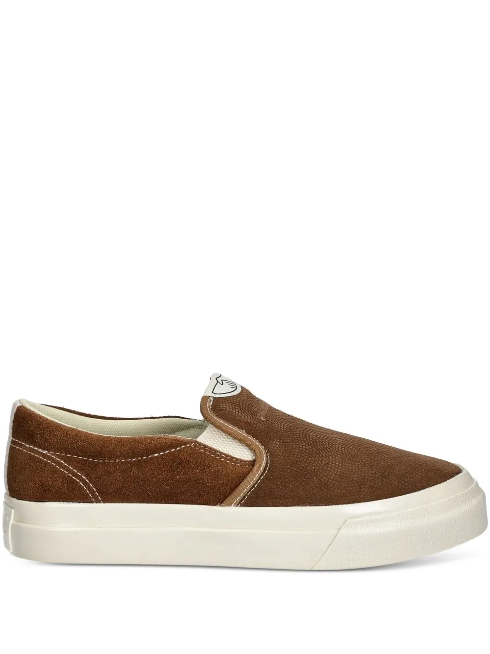 Stepney Workers Club Sneakers slip-on in pelle scamosciata | marrone | Image 1