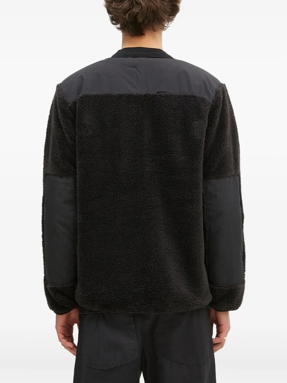 stan ray Fleece jack met vlakken Zwart