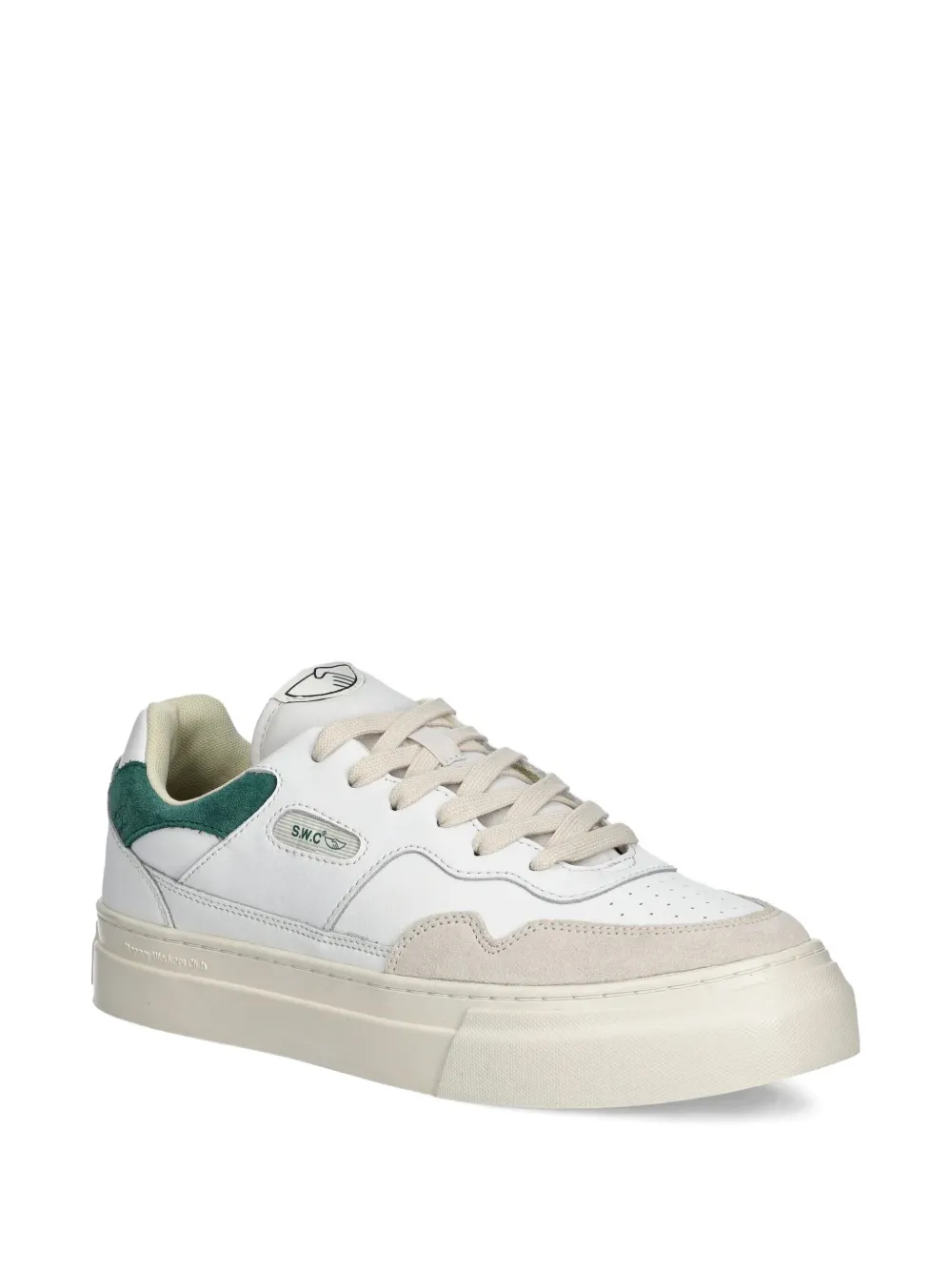 Stepney Workers Club Pearl leather panel trainers | Low-Tops | Image 2