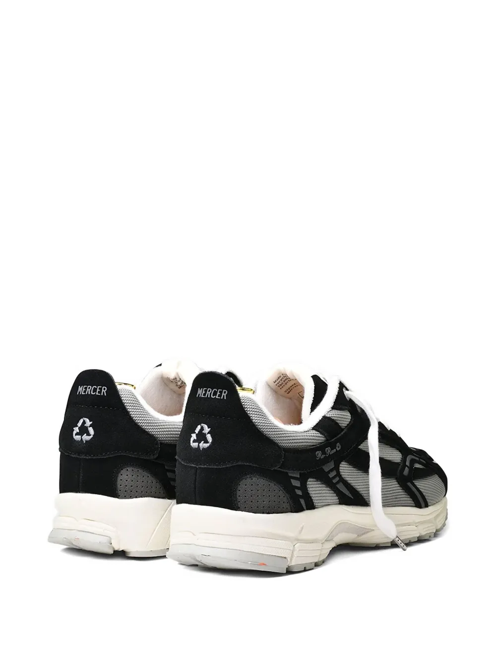 The Mercer Brand Sneakers met mesh vlakken Grijs