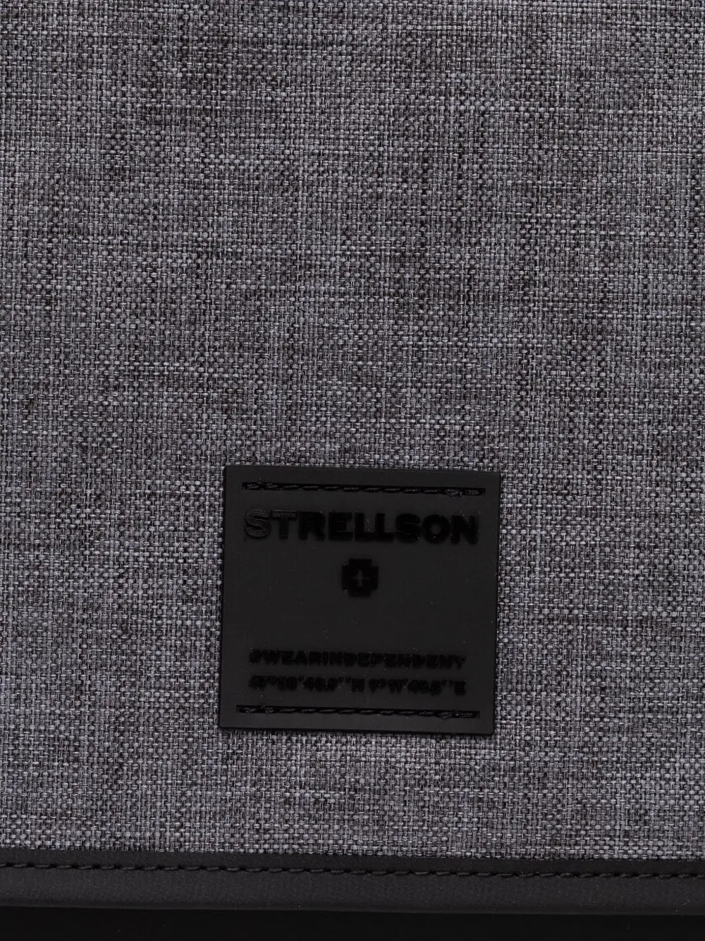 strellson Laptoptas met textuur en vlakken Grijs