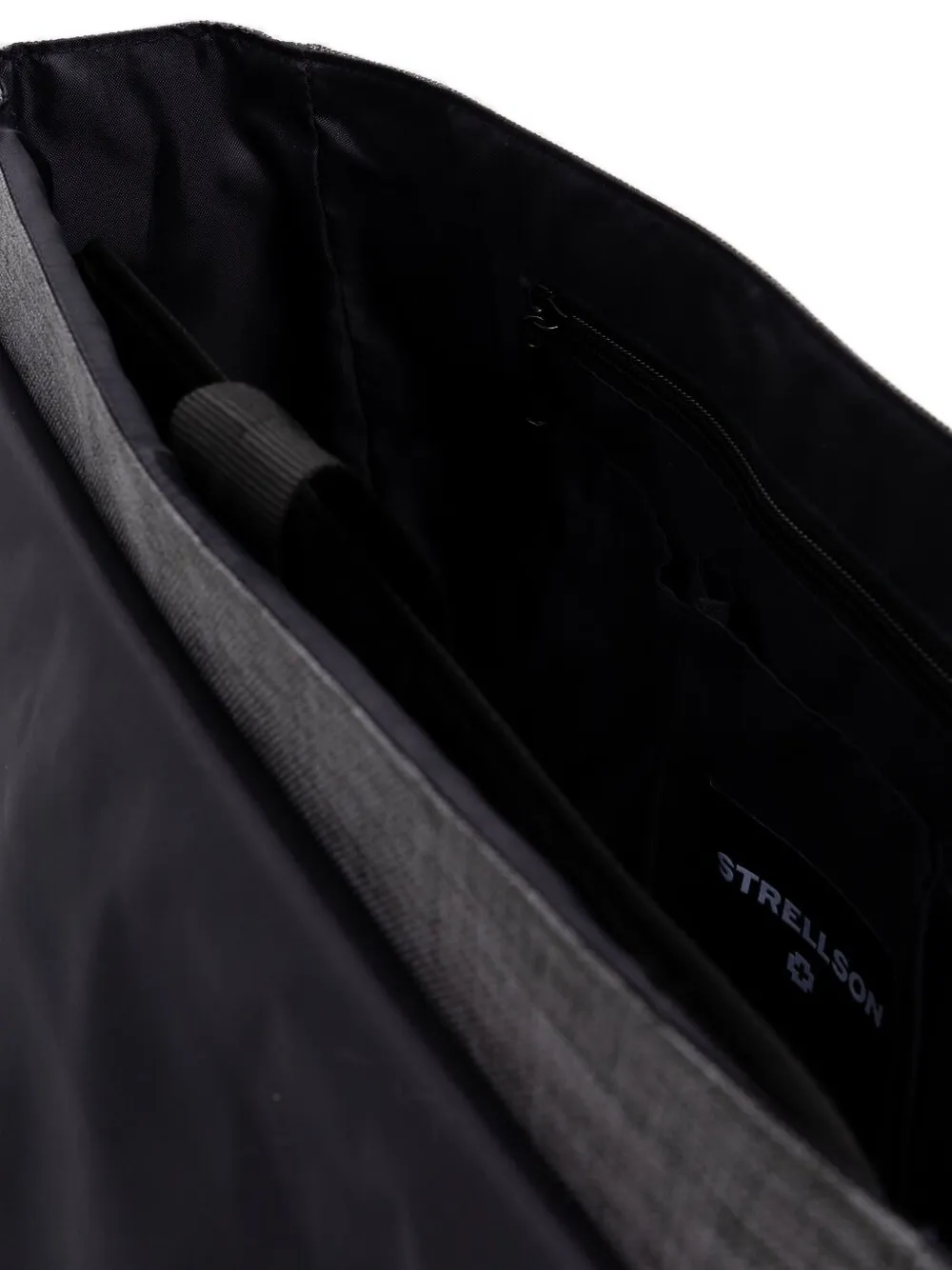 strellson Laptoptas met textuur en vlakken Grijs