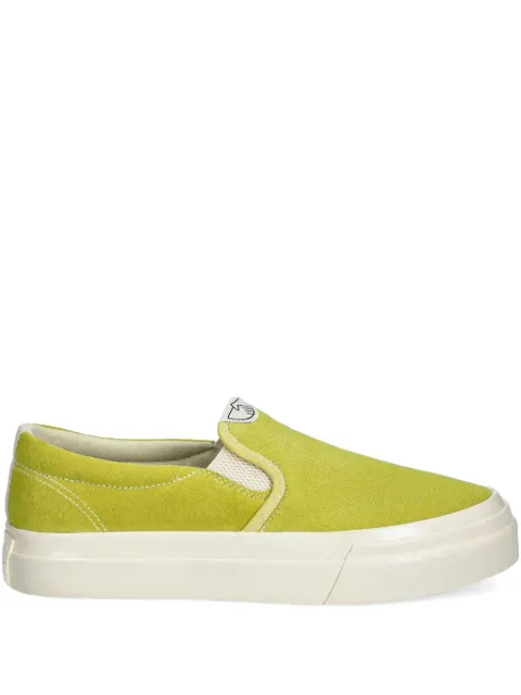 Stepney Workers Club logo-patch slip-on sneakers