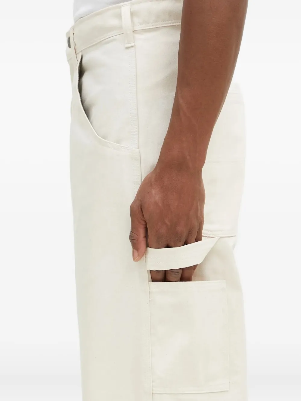  Stan Ray Utility-pocket Trousers - White 
