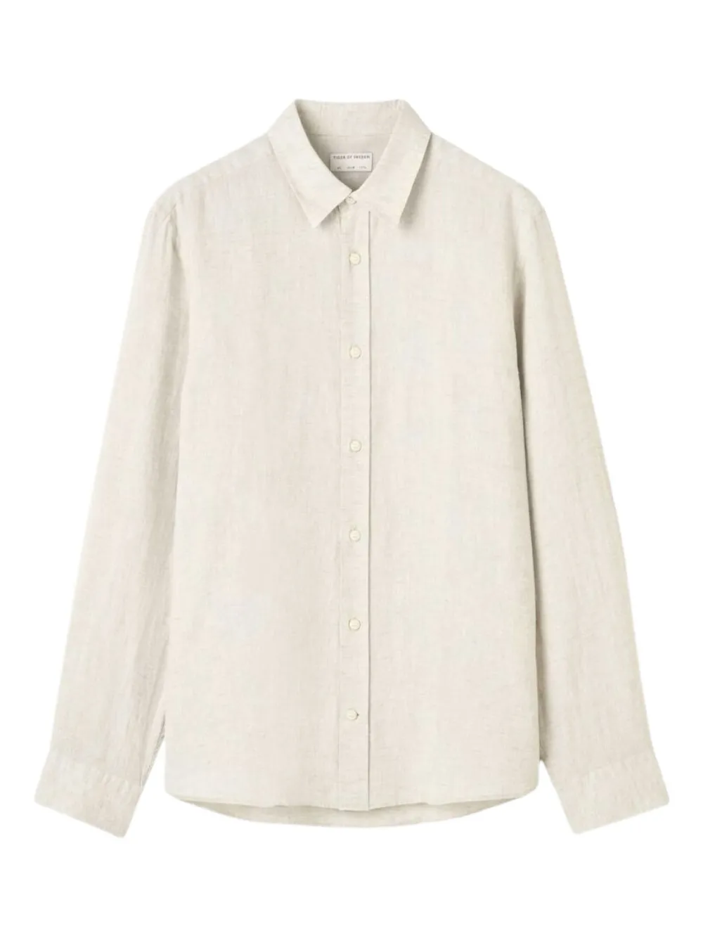Tiger of Sweden long-sleeve linen shirt | White | Image 1