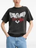 The Kooples eagle-print T-shirt - Grey
