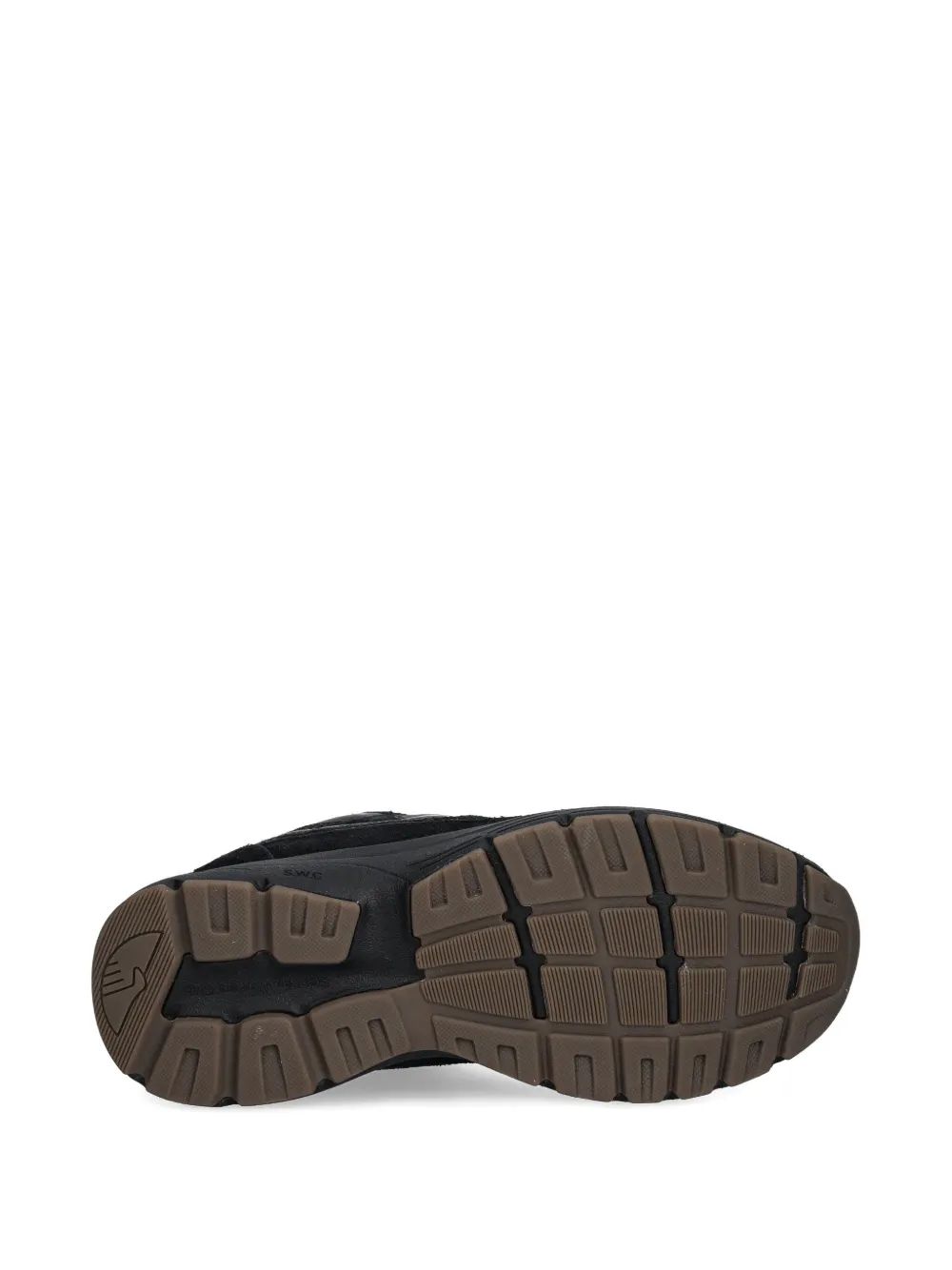 Stepney Workers Club Mesh-panelled Lace-up Sneakers In Black