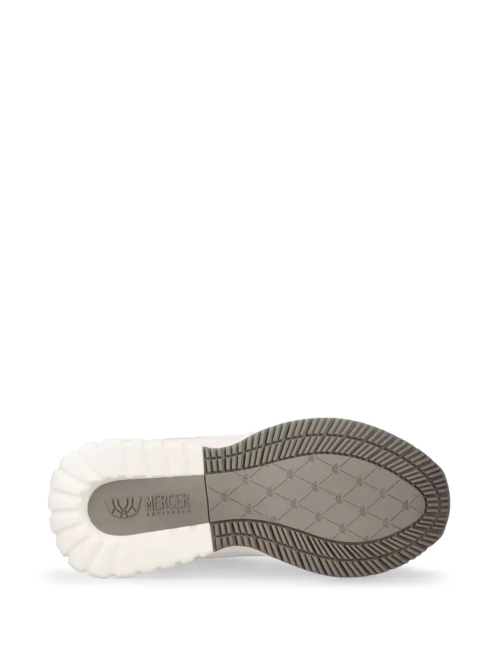 The Mercer Brand Leren sneakers Wit