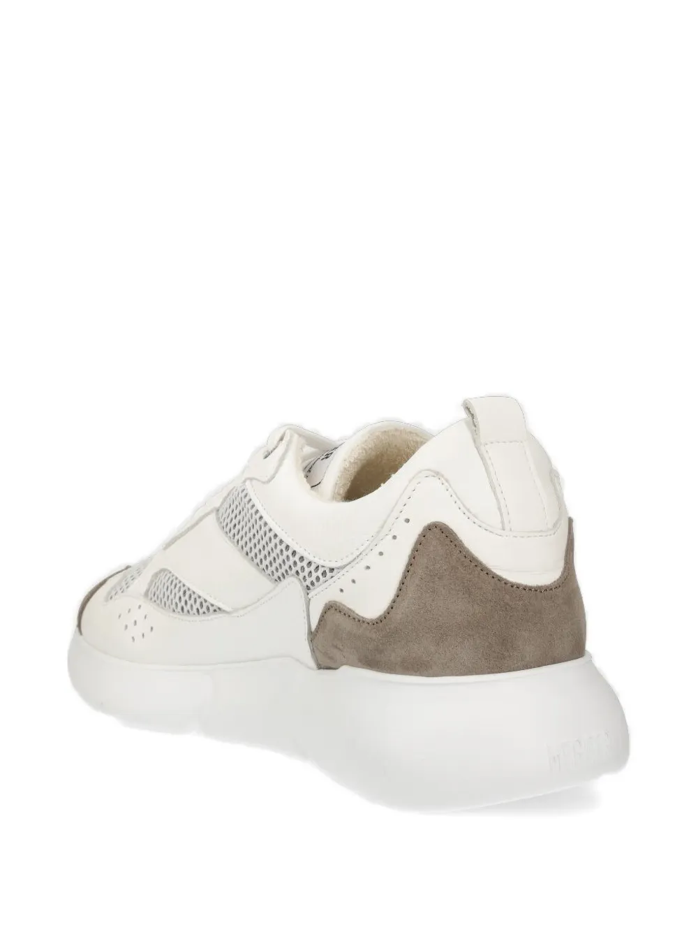 The Mercer Brand Mesh-panel Sneakers In White