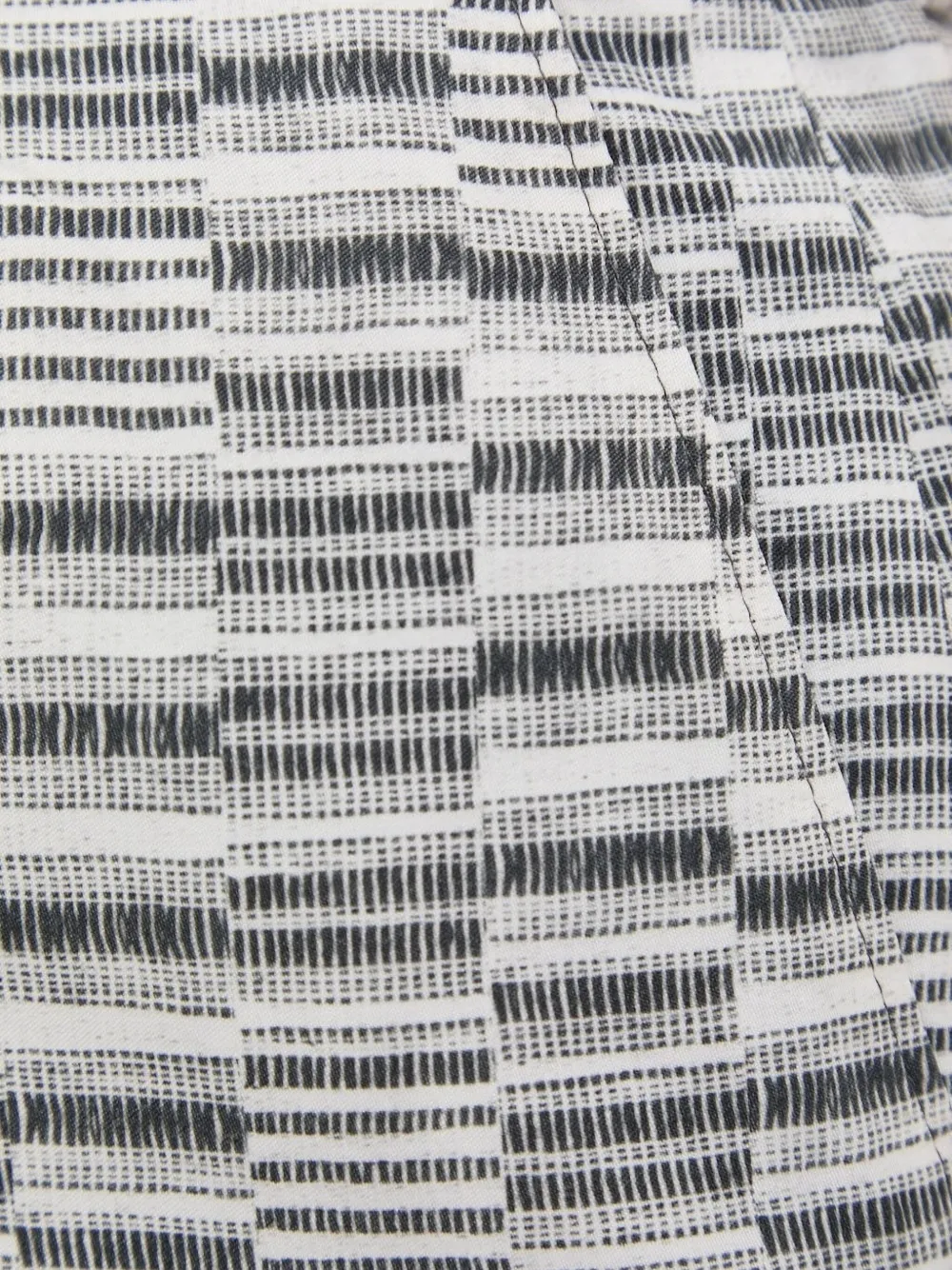 Tiger Of Sweden Patterned Short Shorts In White
