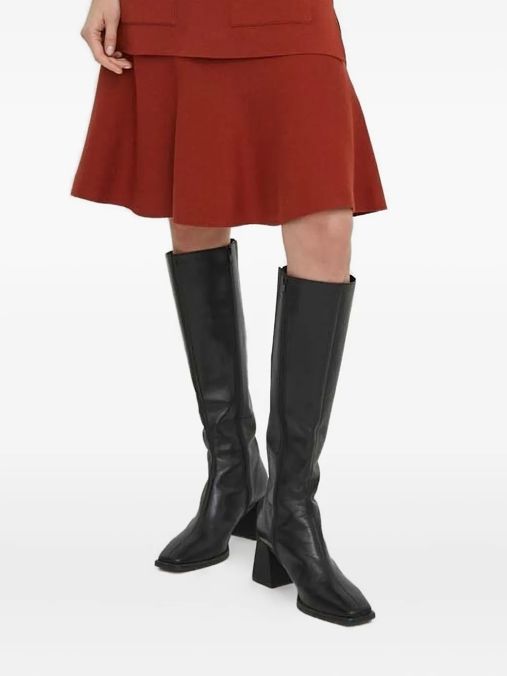 Tiger Of Sweden Edwige Ribbed Flared Skirt In Multi