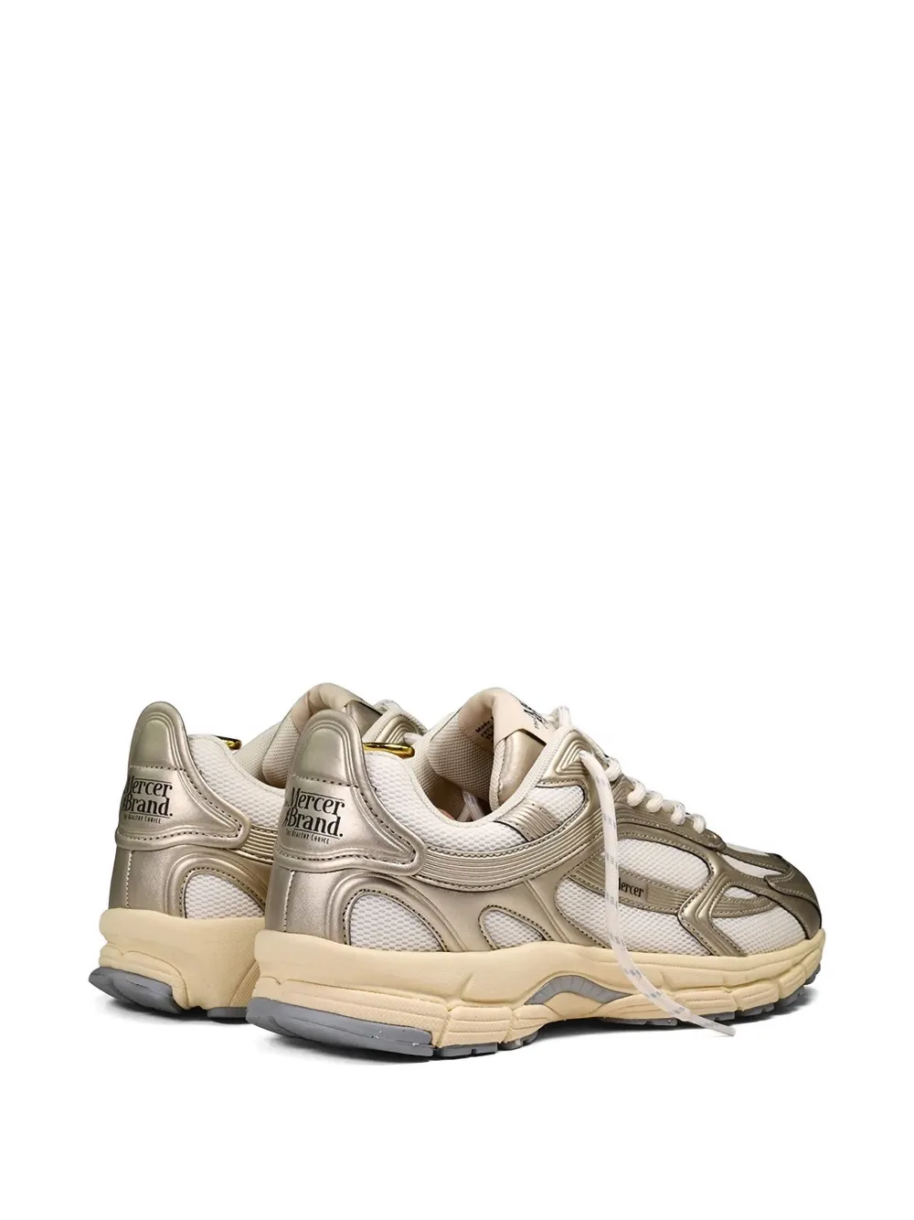 The Mercer Brand metallic panelled sneakers | Low-Tops | Image 2