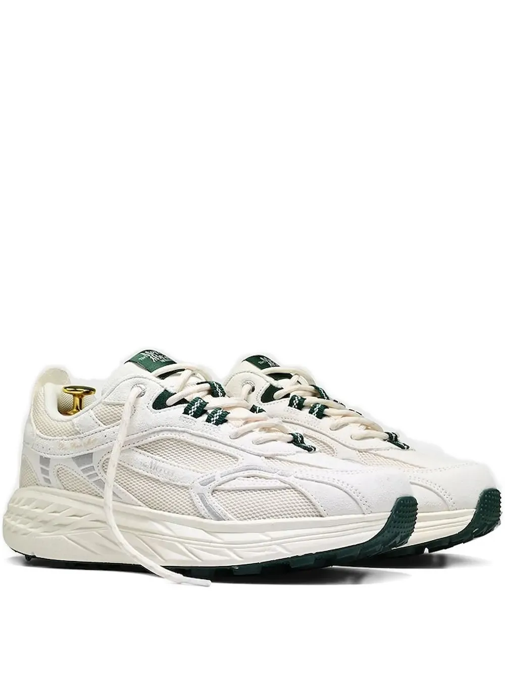 The Mercer Brand The Re-run Max Mesh-panelled Sneakers In White