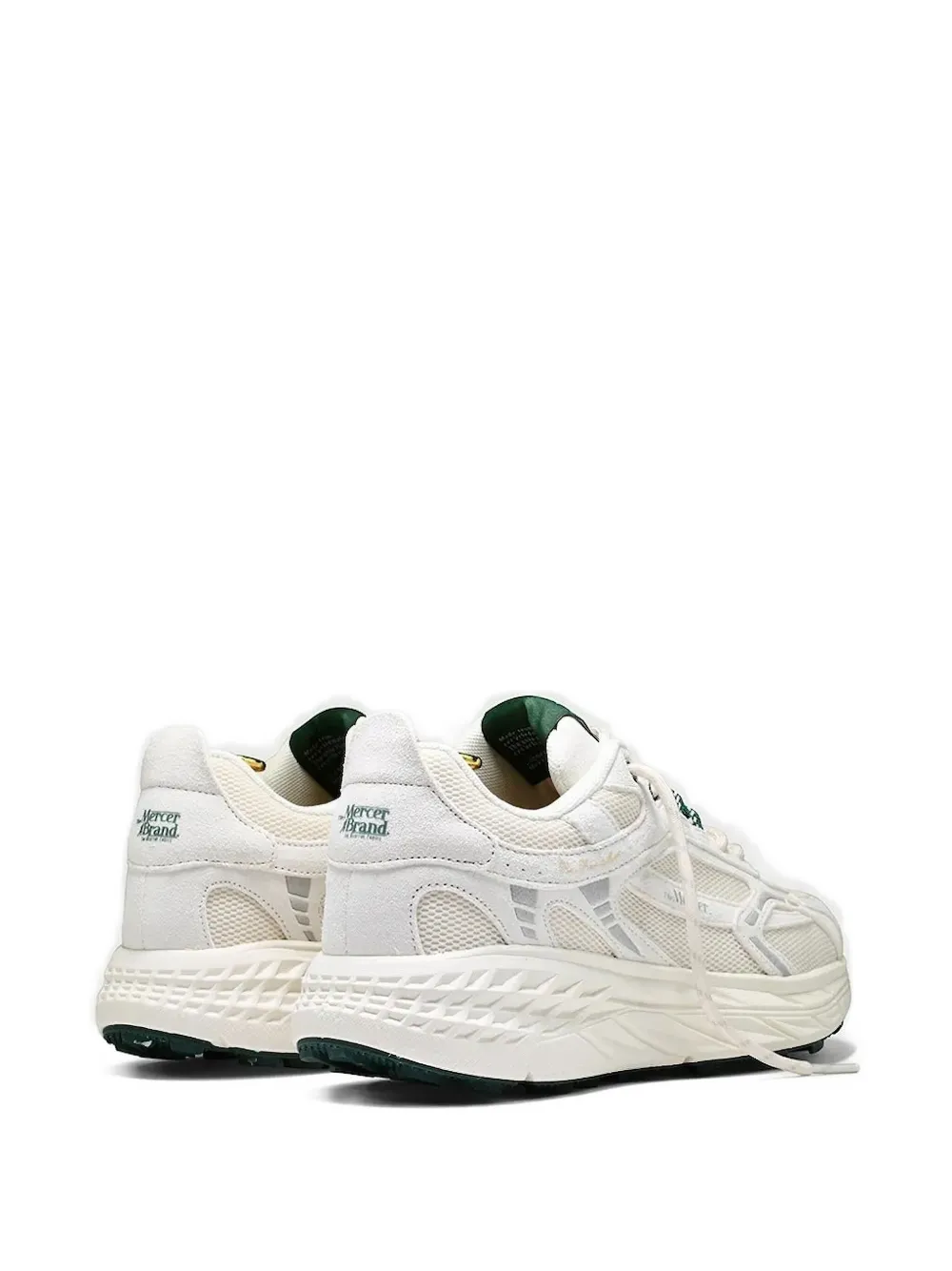 The Mercer Brand The Re-run Max Mesh-panelled Sneakers In White